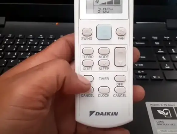 Cara mematikan timer ac daikin dengan remote