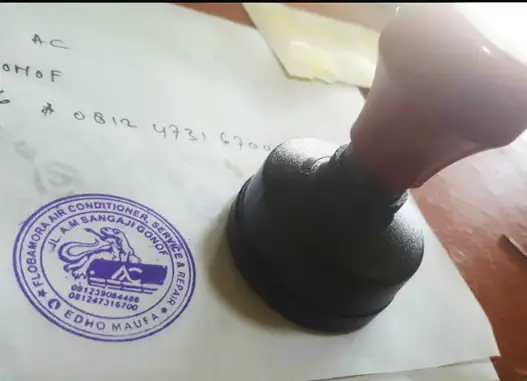 Contoh Stempel Service AC