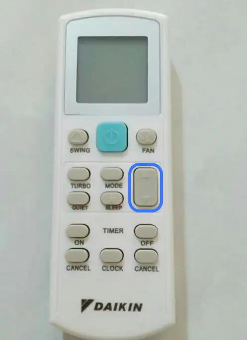 Remote AC Daikin cara ubah f ke c