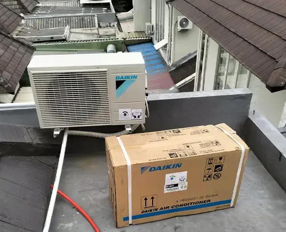 pemasangan AC daikin pondok tjandra sidoarjo