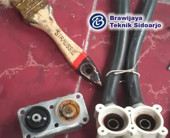 proses memperbaiki mesin cuci LG proses oversoul di kecamatan taman sidoarjo